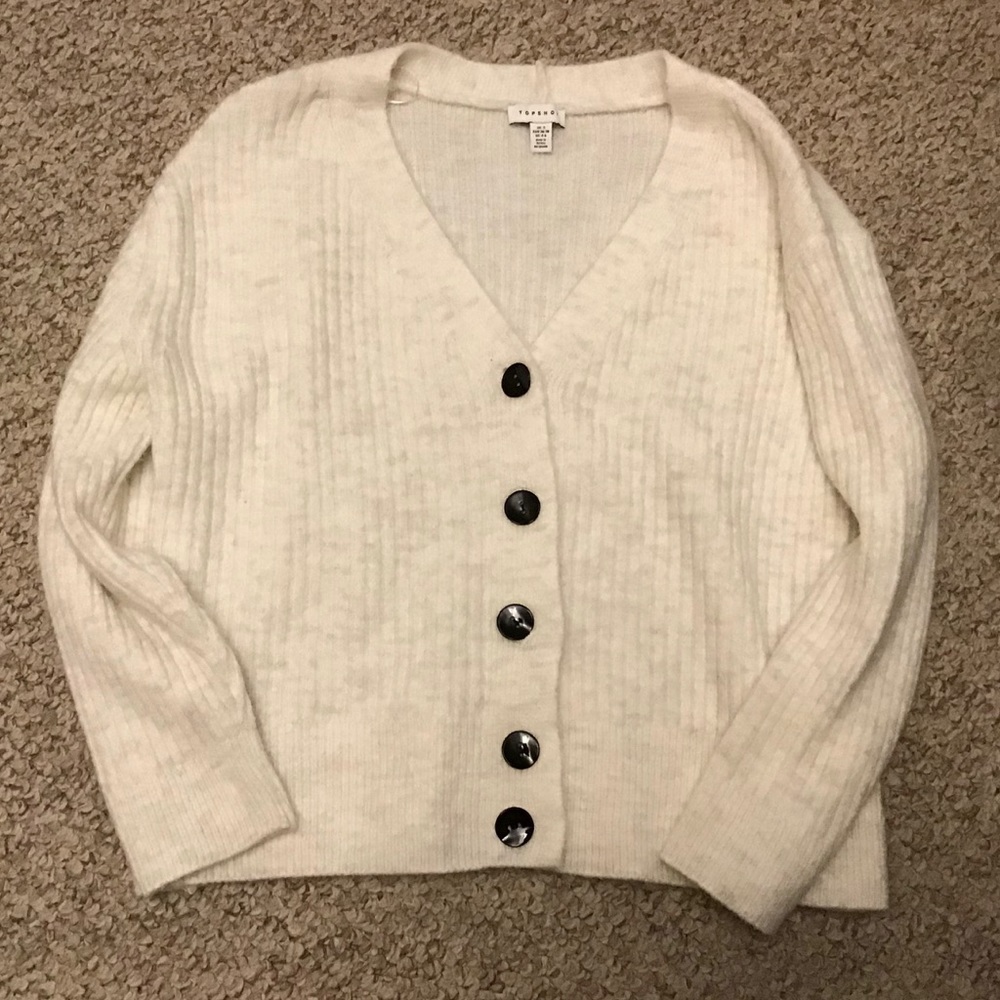 Topshop button down cardigan